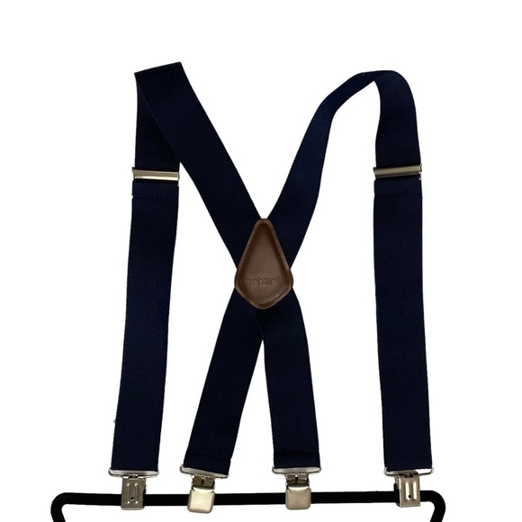 Carhartt Accessories Carhartt Stretchy Adjustable Suspenders Blue